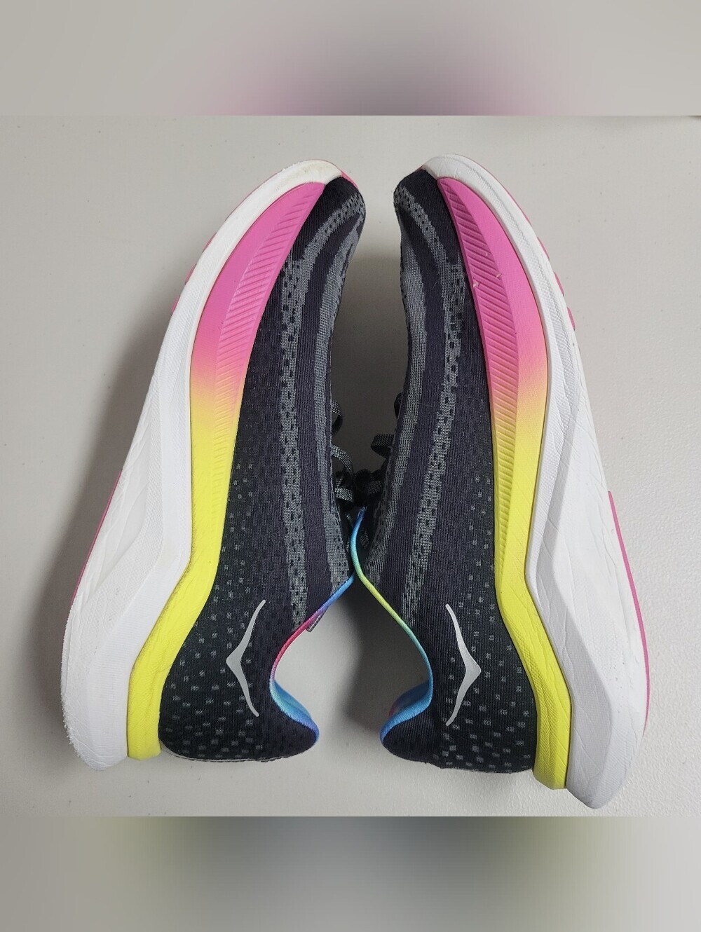 Hoka One One Mach X Black Multicolor Men's Athletic Sneakers  Shoes Size 10.5 D. - Picture 6 of 14